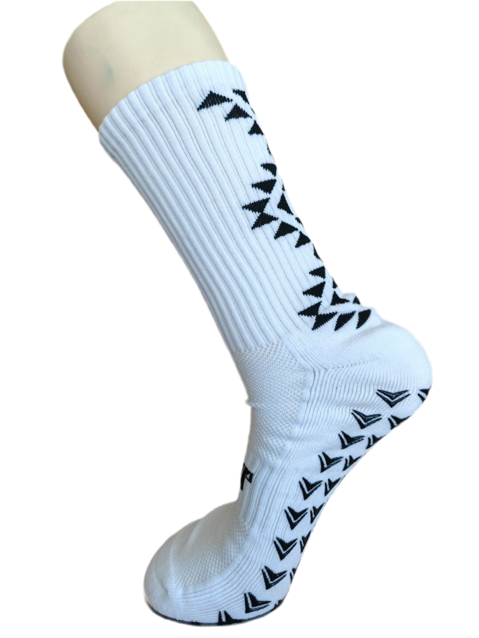 Aztec Series Grip Socks 2.0 White