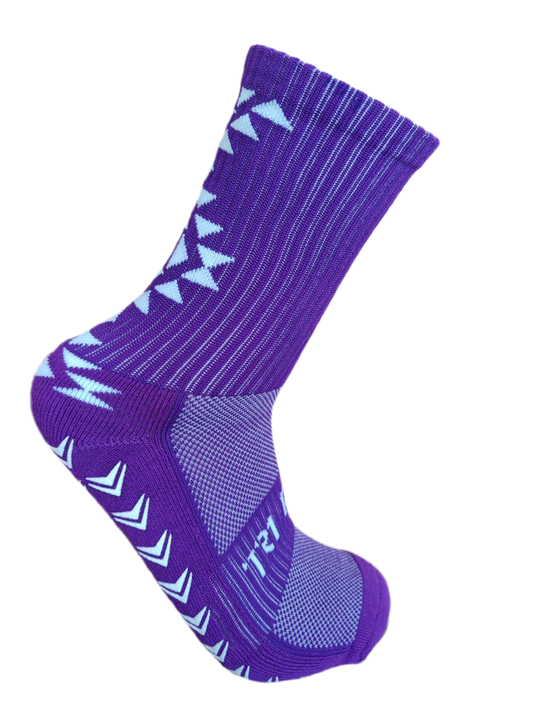 Aztec Series Grip Socks 2.0 Purple