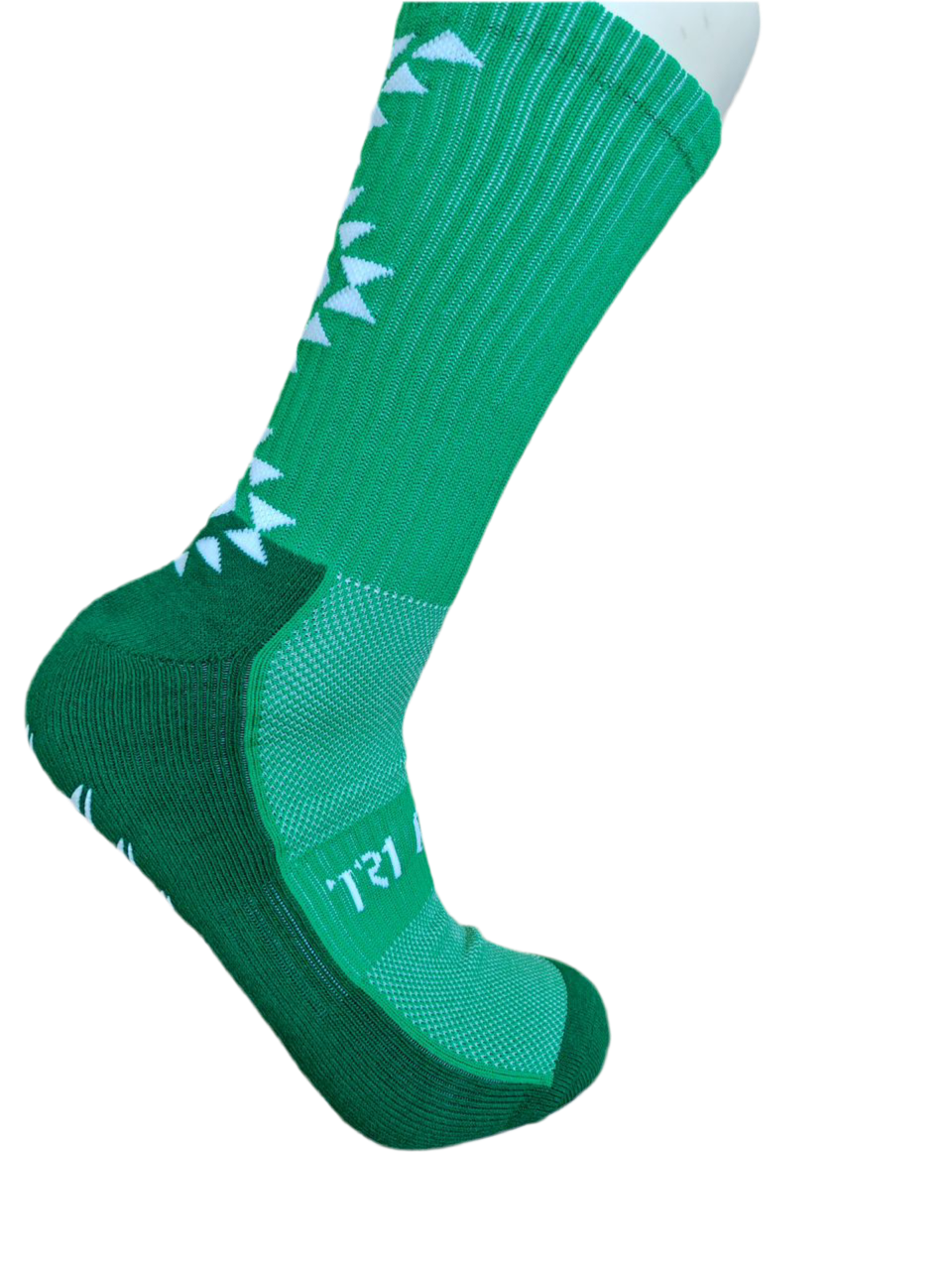 Aztec Series Grip Socks 2.0 Green 2-Tone