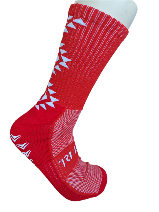Aztec Series Grip Socks 2.0 Red