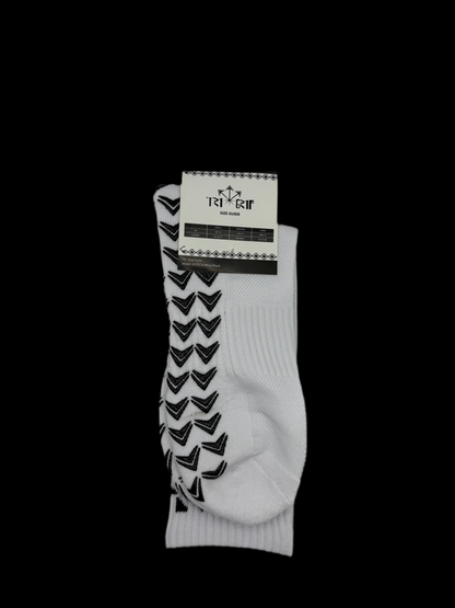 Aztec Series Grip Socks 2.0 White