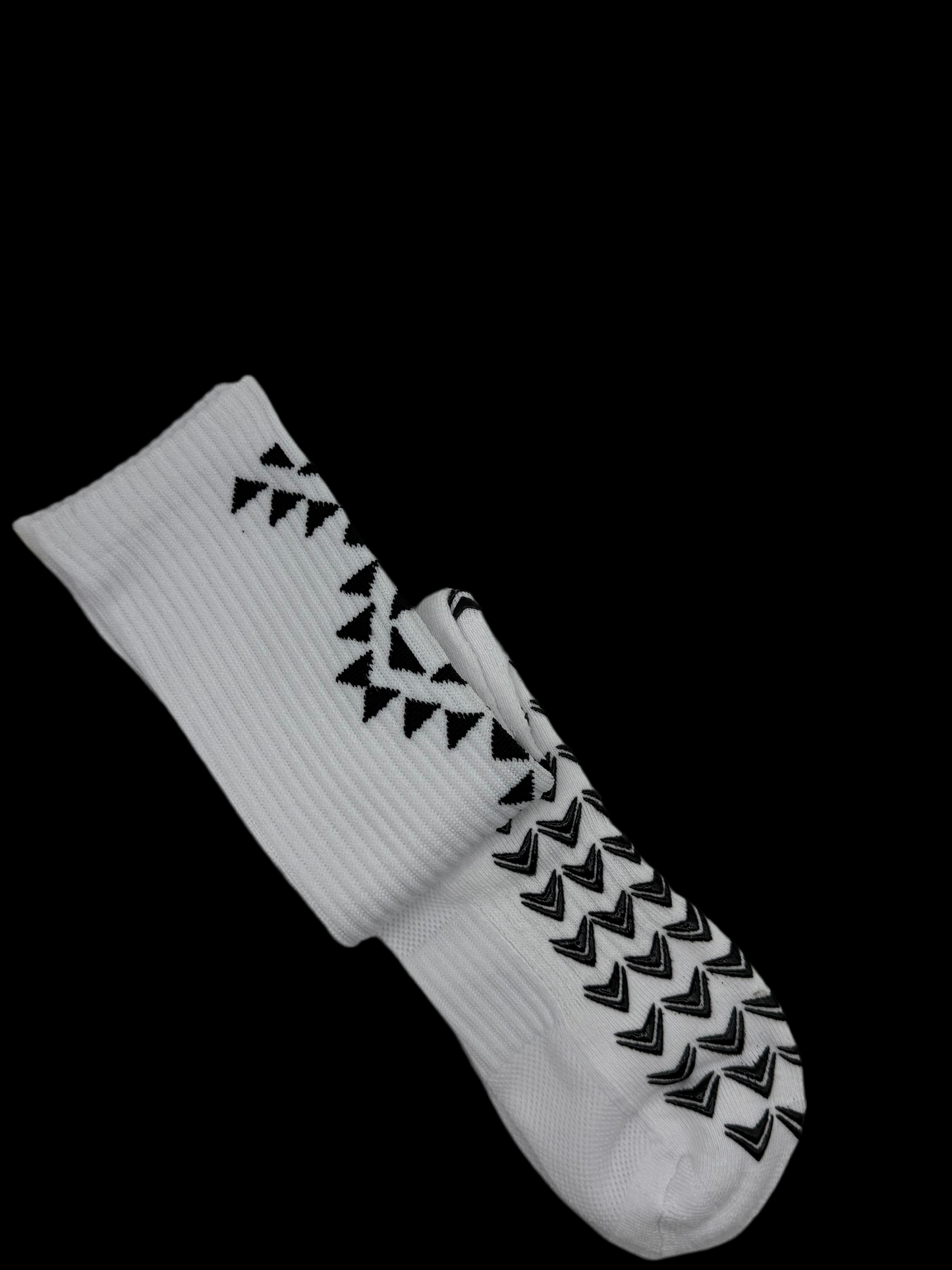 Aztec Series Grip Socks 2.0 White
