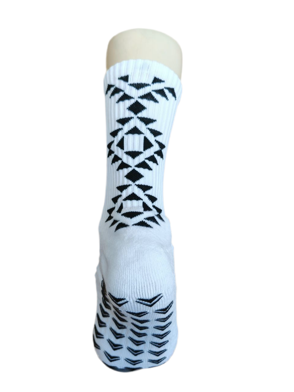 Aztec Series Grip Socks 2.0 White