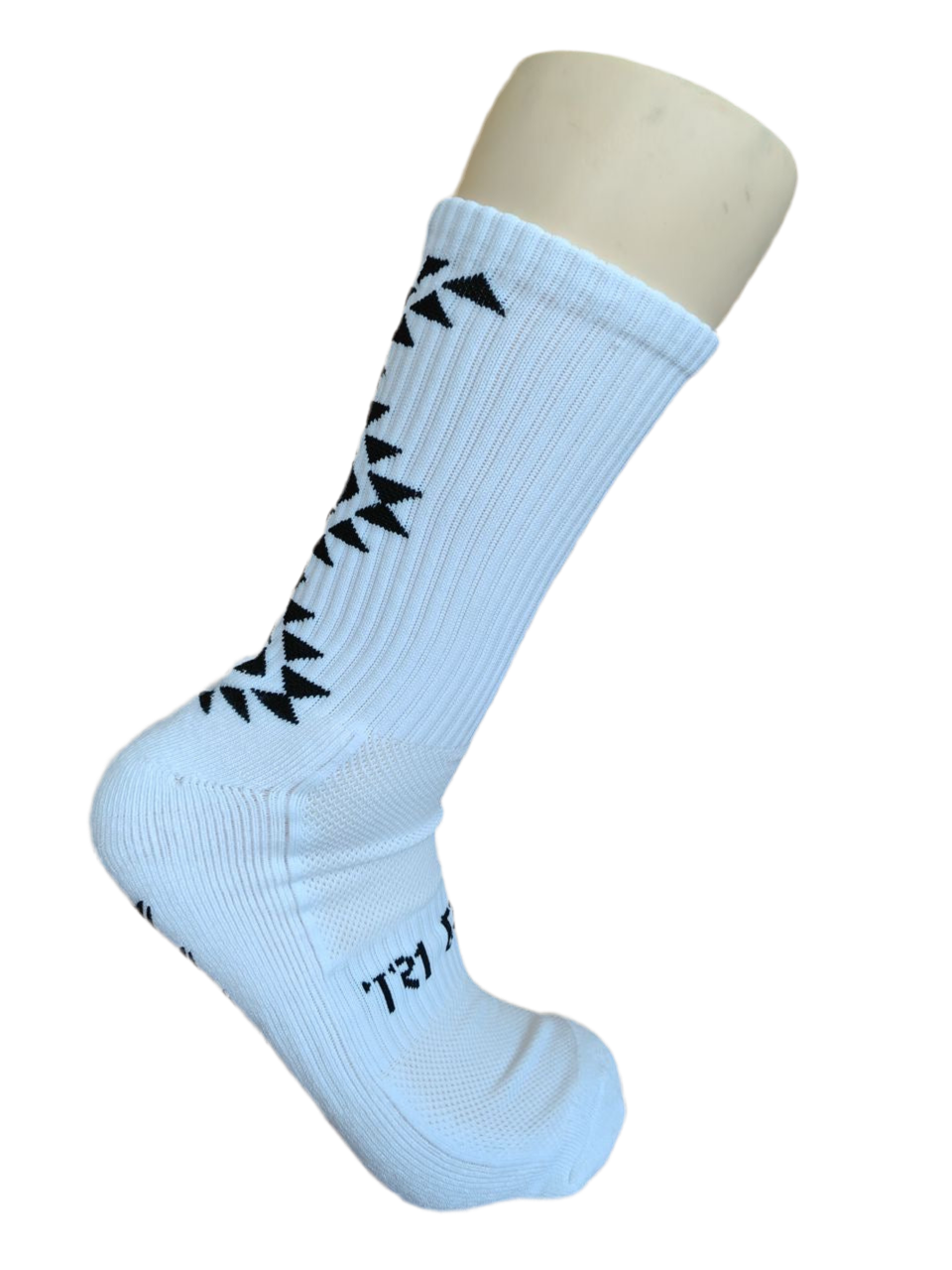 Aztec Series Grip Socks 2.0 White