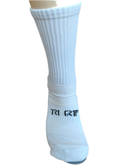 Aztec Series Grip Socks 2.0 White