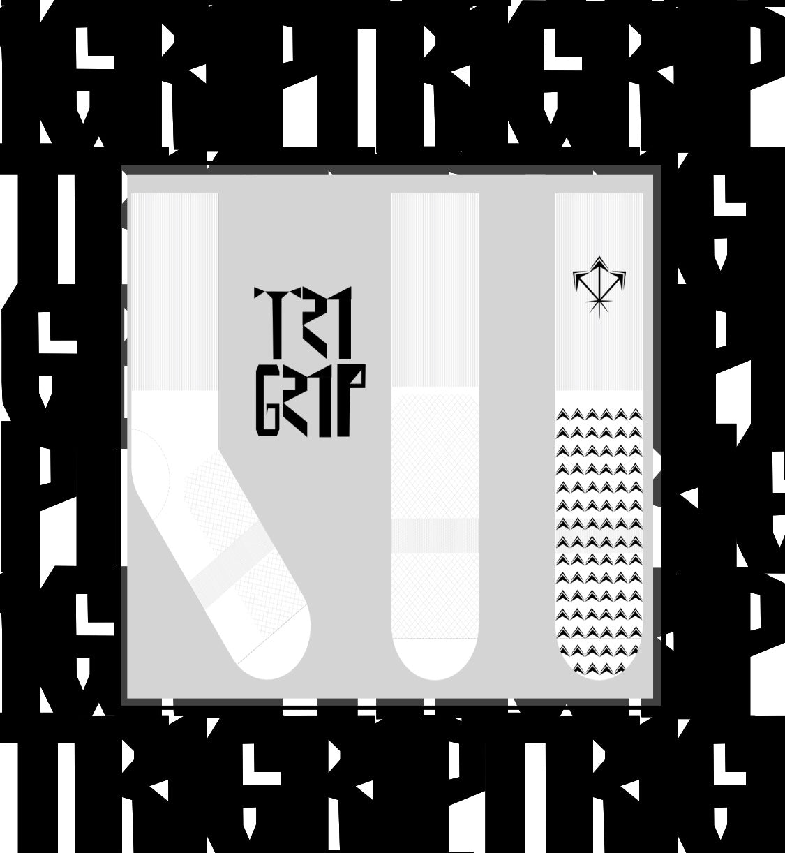 TR1 Grip Socks 1.0 White