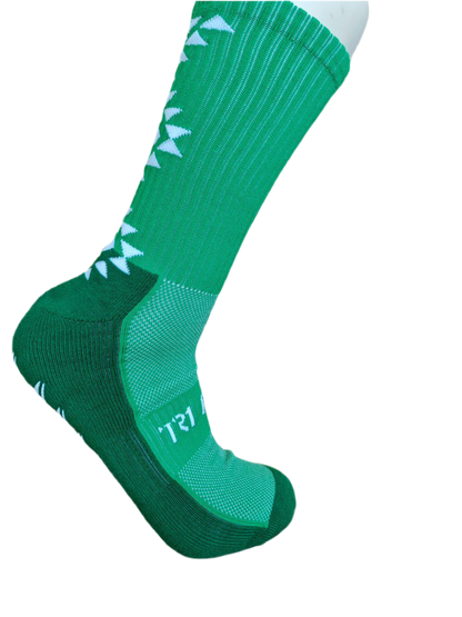 Aztec Series Grip Socks 2.0 Green 2-Tone