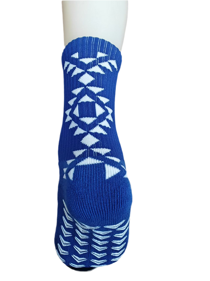 Aztec Series Grip Socks 2.0 Royal Blue