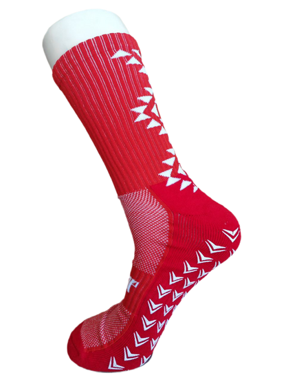 Aztec Series Grip Socks 2.0 Red