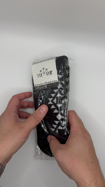 Aztec Series Grip Socks 2.0 Black